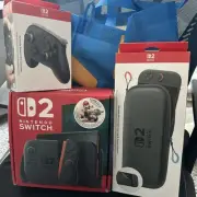 **BUNDLE** Nintendo Switch 2 + Mario Kart World + Pro Controller + Case Bundle
