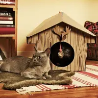 在飛比找Yahoo!奇摩拍賣優惠-熱銷 貓貓玩耍屋 特異造型寵物屋 創意貓窩 寵物玩具 逗貓K
