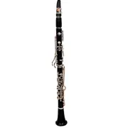 Clarinet Ebonite 14 Key Black B flat Brass Keys Nickel Plated By Zaima With Case
