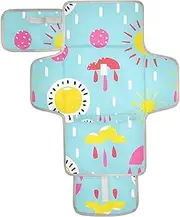 Reusable wipeable Changing pad with Tissue Pocket Changing pad for Changing Table Lightweight & Foldable Changing Station