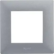 Legrand Niloé Step 398279 Single Frame for Compostable Installation Aluminium Colour