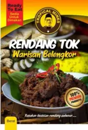 [HALAL FOOD] Rendang Tok - dry beef rendang from Perak 250 g x 3