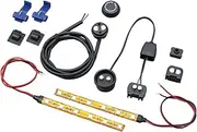GIVI E135 93943 Motorcycle Rear Box, Mono Key Case, Optional (For V47), LED Stop Lamp