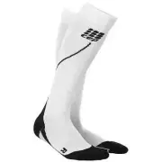 CEP Compression Socks Womens White Black Progressive + 2.0