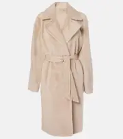 [Max Mara] Max Mara Ulzio belted camel hair coat UK 8 beige