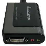 GCS932UB 2 Port DVI-D Cable KVM with Audio and Mic KVM Switch