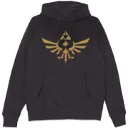 The Legend of Zelda Hyrule Logo Hoodie - Black