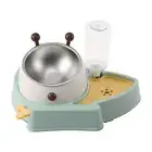 With Raised Stand Water Dispenser Tilted Automatic Drinking Durable Dog Bowl