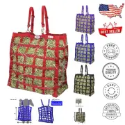 Innovative Red Horse Hay Bag with Super Tough Bottom - 24" x 24" x 10"