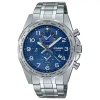 在飛比找Yahoo奇摩購物中心優惠-CASIO 卡西歐 世界時區鬧鈴腕錶 MTP-W500D-2