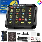 AUXPOWER RGB 12 Gang Switch Panel Kit Led Auxiliary Relay System Marine 12/24V (for: Subaru)