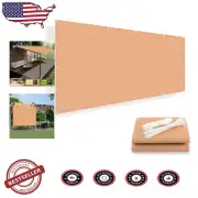 Custom Shade Cloth 3x4 FT with Reinforced Grommets - Peach Fuzz Style