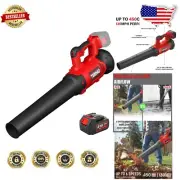 High-Power Cordless Leaf Blower with 450 CFM - Ideal for Lawn Care and Clean-Up