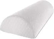 Premium Memory Foam Half Moon Pillow - Leg Pillows for Sleeping - Knee Pillow for Side Sleepers,Sleeping Pain, Hip Pain Relief for Side Sleepers