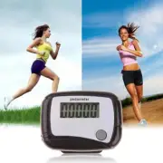 LCD Digital Step Pedometer Walking Calorie Counter .AU Belt Distance New M3 K4G5