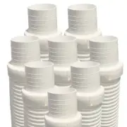 Puri Tech Pool Cleaner Vac Hose Kreepy Krauly Barracuda 1.5in x 4ft White 8 pk