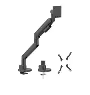 Brateck LDT87-C012-B TITAN HEAVY-DUTY GAS SPRING MONITOR ARM BLACK, Fit Screen Size: 24'-57' Up to 27 KG LDT87-C012-B