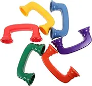 PLAFOPE 6Pcs Reading Whisper Phone for Educational Plastic Playthings Smooth Rounded Edges Engaging Speech Development Tool for Fun Learning Experience
