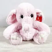 Aurora Lil Benny Phant Pink Baby Elephant Plush Stuffed Animal NEW w Tags Soft