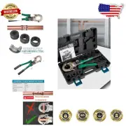 Professional Portable Copper Pipe Crimper with Rotatable Head & Ergonomic Design
