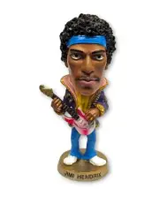 Jimi Hendrix Festival bobblehead statue head knocker Vinyl Gold Figure music