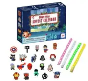Super Hero advent calendar Kids Christmas Countdown Toys Croc Charm Gift