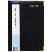 J.Burrows A5 Day to Page Elite FY25/26 Diary Black