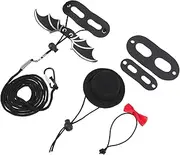 GANAZONO 1Set Lizard Harness Leash Kit for Bearded Dragon Adjustable Reptile Walking Leash with Bow Tie Hat Outdoor Costume for Pet Lizards Safe and Durable for Halloween Events