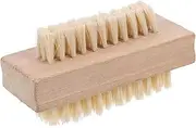 Ipetboom Nail Scrubber Brush Manicure for Nails Hand Fingernail Brush Fingernail Scrub Brush Nail Clean up Brush Cleaning Scrubber Wood Tools Miss Essential Oil Double Sided Bamboo