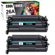 2PK CF226A Black Toner Cartridge for HP 26A LaserJet M402n M402 dn MFP M426fdw