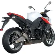 Akrapovic Megaphone Mufflers - Titanium - Z1000/Ninja 1000 SM-K10SO2T