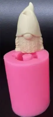 Bulk lot of 39 molds Girl Gnome Silicone Straw Topper Mold