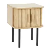 Cooper & Co. Haven Sliding Door 40cm Bedside Table Natural