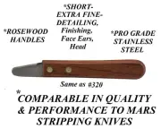 DOG STRIPPING KNIFE Coat Stripper Carding Plucking*DETAIL(#320)*Compare to Mars