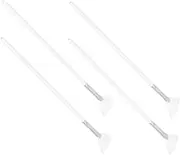 AUTSUPPL 4Pcs Fan Brushes for Facial Masks Creams Gentle Applicator Tools for Women Easy to Clean for Even Application of Cosmetics Skincare Products