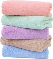 Mipcase 5pcs Hamster Cage Liners Guinea Pig Blanket Small Animal Bath Towel Bedding Mat Small Pet Bedding Mats for Squirrel Chinchilla Hedgehog Guinea Pig Rabbit 35x75cm