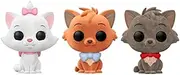 Funko PoP! Disney 100th - The Aristocats Marie, Toulouse and Berlioz Vinyl Figure, 10 cm Height