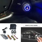 8x Car Alarm System Keyless Entry Engine Start Push Button Remote Starter Kit (for: Honda Civic)