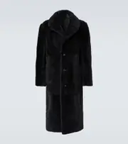[Loro Piana] Loro Piana Emiliano shearling coat AU 96 black