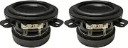 2PCS 3.5 Inch Full Range Woofers Speaker 4Ohm 20W Treble Mid Subwoofer Speaker Woofer Calm Loudspeaker Home Theater Car Audio (Size : 3.5 Inch)