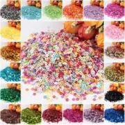 3-6mm Flat Round Sequins PVC Loose Sequin Sewing Paillettes Craft Materials 10g