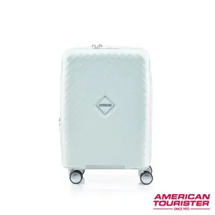 【AMERICAN TOURISTER 美國旅行者】20吋SQUASEM可擴充防盜拉鍊PP避震輪登機箱/行李箱(多色可選)