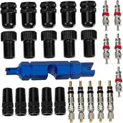Toddmomy 1 Set Bicycle Valve Core Cycling Bike Tool Kit Bike Kit Repair Valve Stem Removal Tool Bike Pump Accessories Wheel Adapters Grips Bike Valve Adapter Bike Convert Joint Aluminum
