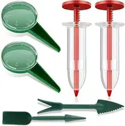 6Pcs Manual Handhold Seedlings Dibber and Widger Set,Mini Sowing Seed Dispenser Sower Set, Mini Sowing Seed Dispenser,Seed Sower Tool,Garden Seed Planter Tool Seed Planter Tool,Hand Seed Sower Tool