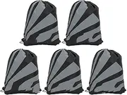 XIASABA 5Pcs/Set Outdoor Waterproof Foldable Drawstring Backpack Gym Bag With Pocket For Beach Swimming