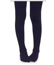 JEFFERIES SOCKS Navy Pima Cotton Tights NIP Girls 4-6 years