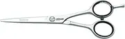 Jaguar Shears White Line Silver Ice 6" Professional, Ergonomic, Steel Hair Cutting, Trimming