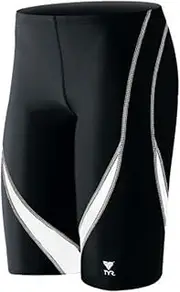 [TYR] Sport SALI1Y Boys Alliance Splice Nylon Jammer Swimsuit,Blk/Wht,22