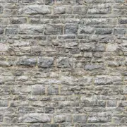 Dolls House Miniature Grey Stone Wall Pattern Cladding