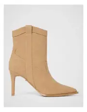 [Forever New] Cassidy Western High Heel Boots in Brown